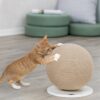 Trixie krabpaal bal op voet jute / hout - Afbeelding 5
