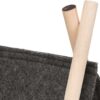 Trixie kattenmand tent elfie met kussen vilt antraciet - Afbeelding 5