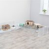 Trixie indoorren metaal / kunststof wit - Afbeelding 3