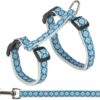 Trixie kattentuig met riem grijs / blauw