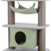 Trixie kitten krabpaal lunito grijs / mintgroen