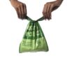Earth rated poepzakjes met handvaten lavendel gerecycled - Afbeelding 6
