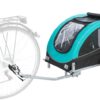 Trixie hondenfietskar limited edition zwart / turquoise