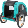 Trixie hondenfietskar limited edition zwart / turquoise - Afbeelding 2
