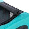 Trixie hondenfietskar limited edition zwart / turquoise - Afbeelding 4