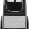 Trixie hondentas rugtas chloe lichtgrijs / zwart - Afbeelding 5