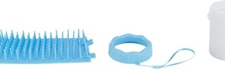 Trixie pootreiniger voor de hond silicone / pp blauw - Afbeelding 4