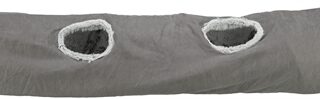Trixie katten speeltunnel harvey velours / pluche grijs - Afbeelding 2