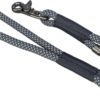 Trixie soft rope hondenriem zwart / grijs - Afbeelding 2