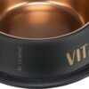 Trixie be nordic voer / waterbak rvs / rubber zwart / brons - Afbeelding 3