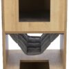 Trixie citystyle cat tower bruin / grijs