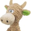 Trixie hondenspeelgoed koe pluche touw - Afbeelding 3