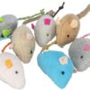 Trixie kattenspeelgoed muis pluche met catnip