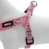 Morso mini hondentuig verstelbaar gerecycled sweet tweet roze - Afbeelding 3
