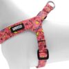 Morso mini hondentuig verstelbaar gerecycled pink think roze - Afbeelding 3