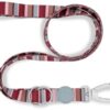 Morso hondenriem verstelbaar gerecycled skyline rood / roze