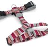 Morso hondentuig h-tuig gerecycled skyline rood / roze