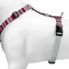 Morso hondentuig h-tuig gerecycled skyline rood / roze - Afbeelding 3