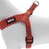 Morso mini hondentuig verstelbaar gerecycled urban lizard rood - Afbeelding 3