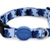 Morso halsband hond gerecycled splash blauw