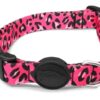 Morso halsband hond gerecycled bubble leo roze