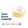 Martin voerbak / drinkbak hond melamine japan assorti