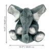 Kong comfort kiddos jumbo olifant - Afbeelding 2