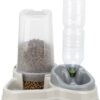 Trixie voerdispenser en waterdispenser kunststof grijs / taupe - Afbeelding 3