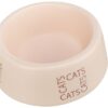 Trixie voerbak / drinkbak kat cats keramiek roze - Afbeelding 3