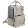 Trixie hondentas rugtas citystyle kunstleer lichtgrijs - Afbeelding 2