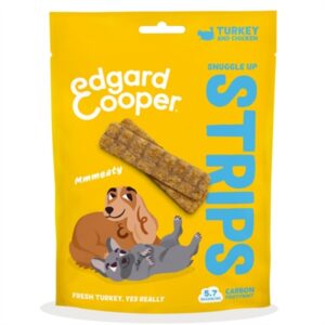 Edgard & cooper adult strips kalkoen / kip