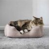 Rosewood 40 winks hondenmand cord ribstof beige - Afbeelding 3