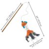 Kong naturals teaser kattenhengel vis - Afbeelding 2