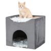 Trixie kattenhuis harvey grijs-wit / zwart - Afbeelding 7