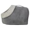 Trixie kattenmand iglo calida warmtereflecterend grijs-wit / zwart - Afbeelding 3