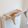 Trixie hangmat hout onbehandeld grijs - Afbeelding 4