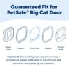 Petsafe adapter kattenluik grote kat voor glas - Afbeelding 2