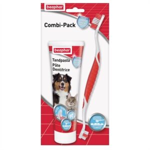 Beaphar tandpasta en borstel combi-pack