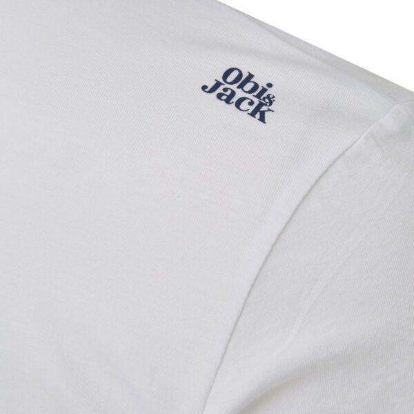 Obi & jack t-shirt (only talking to my dog today - white) - Afbeelding 3