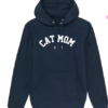 Obi & jack hoodie (cat mom - navy blue)