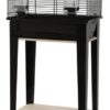 Zolux vogelkooi chic loft met meubel zwart