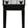 Zolux vogelkooi chic loft met meubel zwart - Afbeelding 2