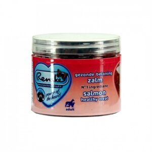 Renske hond gezonde beloning mini hartjes zalm