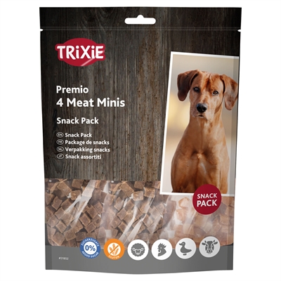 Trixie premio vlees minis kip / eend / rund / lam - Afbeelding 2