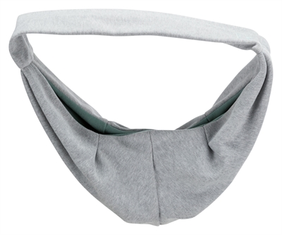 Trixie junior hondentas buikdrager lichtgrijs / mintgroen - Afbeelding 2