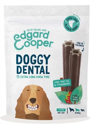Edgard & cooper dental sticks aardbei / mint