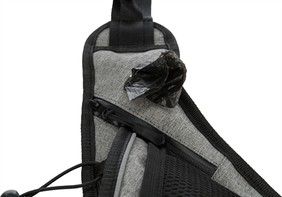 Trixie joggingriem met lijn grijs / zwart - Afbeelding 8