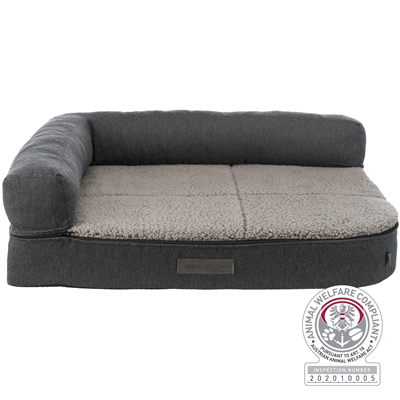 Trixie vital hondenmand sofa bendson orthopedisch grijs - Afbeelding 2