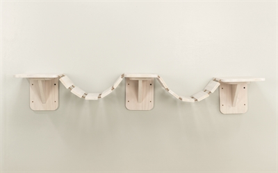 Trixie klim / klauterladder wand wit - Afbeelding 3