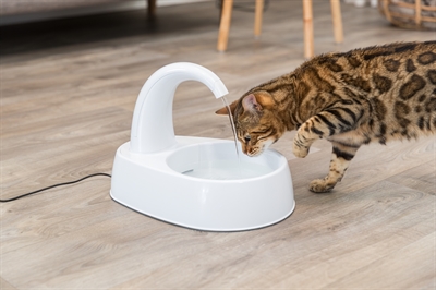 Trixie drinkfontein curved stream kunststof wit - Afbeelding 10